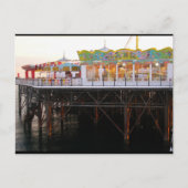 Spiele auf der Pier Postkarte (Vorderseite)