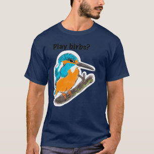 Spiele birbs Wingspan Brettspiel süßer Eisvogel bl T-Shirt