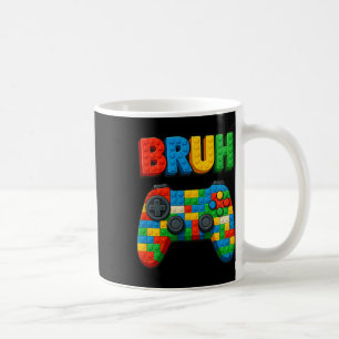 Spiele-Building-Blocks-Bruh-Spruch-Lustiger-Gamer- Kaffeetasse