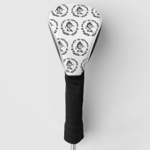 Spiele eine Runde herauszufinden Muster Lustiges G Golf Headcover