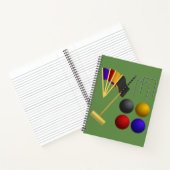 Spiele für Croquet Spiral Notebook Notizblock (Innenseite)