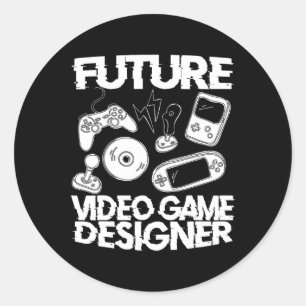 Spiele für das Spielen von Spielen mit dem Game Pr Runder Aufkleber