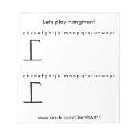 Spiele für Hangman Notepads