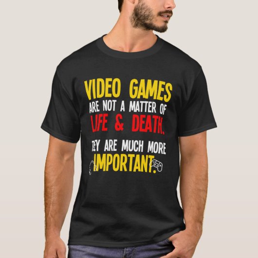 Spiele für Videospiele PC Console Gamer Geek T-Shirt (Vorderseite)