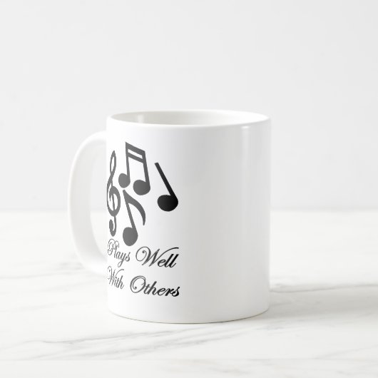 Spiele gut mit anderen kaffeetasse (Vorderseite Links)