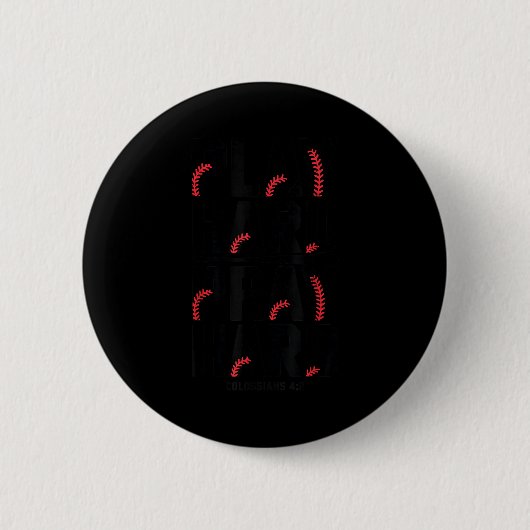 Spiele Hart, Bete Hart, Jugend, Junge, Christliche Button (Vorderseite)