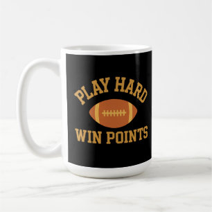 Spiele hart, gewinne Punkte Retro Game Day Sports  Kaffeetasse