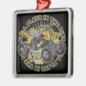 Spiele im Schmutz ATV Ornament Aus Metall (Links)