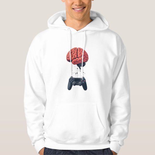Spiele-Mind-Controller-Konzept Hoodie (Vorderseite)
