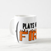 Spiele mit Feuer Kaffeetasse (Vorderseite Links)