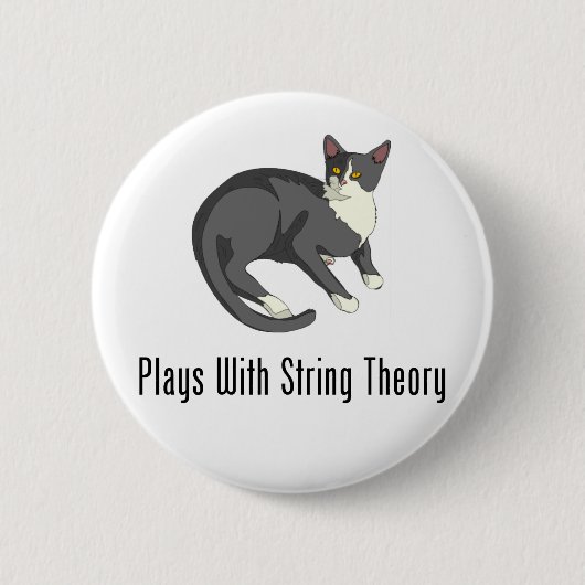 Spiele mit Schnur-Theorie Button (Vorderseite)