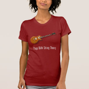 Spiele mit Schnur-Theorie - Gitarre T-Shirt