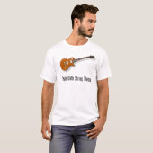 Spiele mit Schnur-Theorie - Gitarre T-Shirt (Vorne ganz)