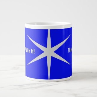 Spiele nicht damit, diesem Teil. Blk/White Kollekt Jumbo-Tasse