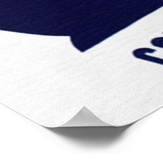 Spiele nicht mit Syphilis Poster (Ecke)