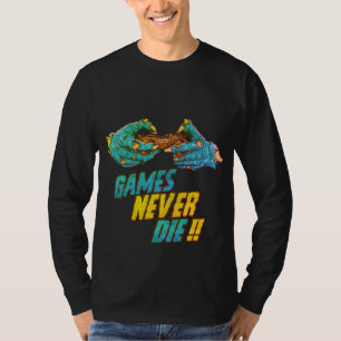 Spiele nie Zombies Halloween-T - Shirt Die