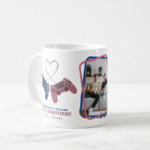 Spiele Paare, die zusammenspielen, zusammenspielen Kaffeetasse (Vorderseite Links)