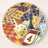 Spiele Sandstein Untersetzer (Vorne)