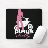 Spiele schmutzig - Mädchen Mousepad (Mit Mouse)