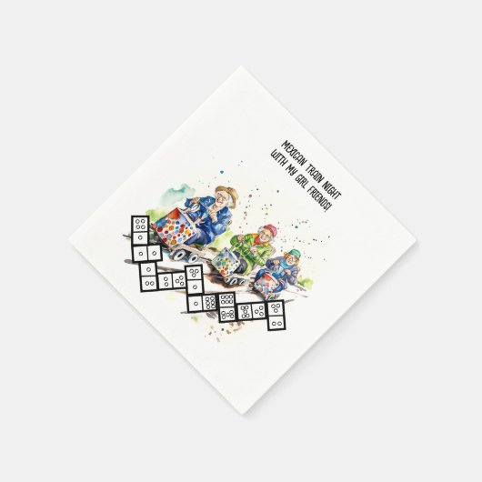 Spiele Serviette (Ecke)