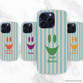 Spiele Streifen Smiley Gesicht iPhone Hülle