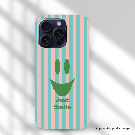 Spiele Streifen Smiley Gesicht iPhone Hülle