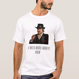Spiele T-Shirt Vintage Cowboy raucht Zigarre