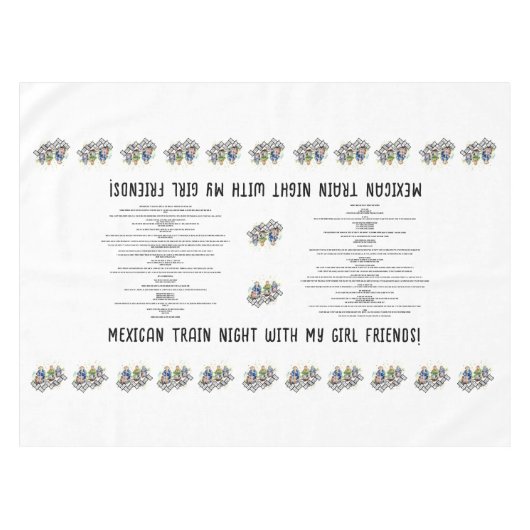 Spiele Tischdecke (Vorderseite (Horizontal))