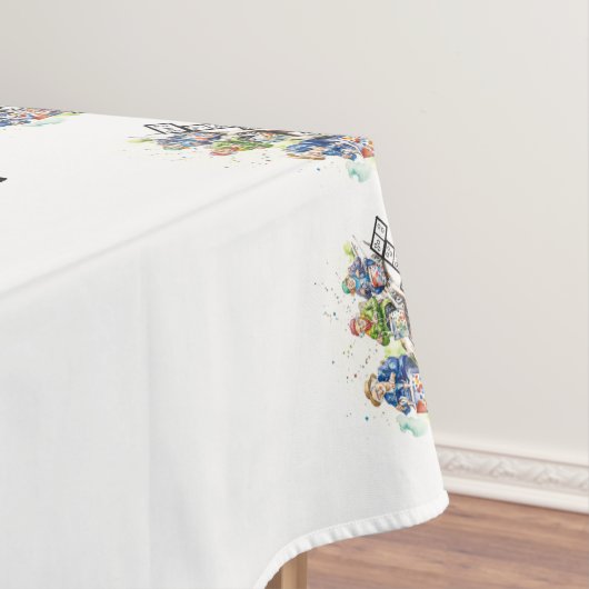 Spiele Tischdecke (Beispiel)