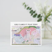 Spiele Ultra Maze '10 Postkarte (Stehend Vorderseite)