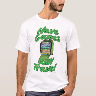 Spiele werden sonnigen Slogan reisen T-Shirt