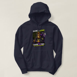 Spiele wie ein König – Lion Gamer Gaming T-Shirt Hoodie