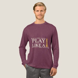 Spiele wie ein König – Zitat zur Machtstrategie - Tri-Blend Shirt