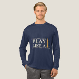 Spiele wie ein König – Zitat zur Power-Strategie - Tri-Blend Shirt