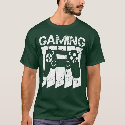 Spielecontroller Videospiele vintage T-Shirt (Vorderseite)
