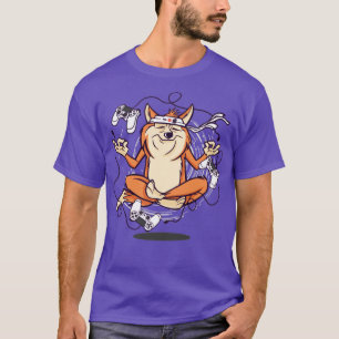 Spielehund meditierend T-Shirt