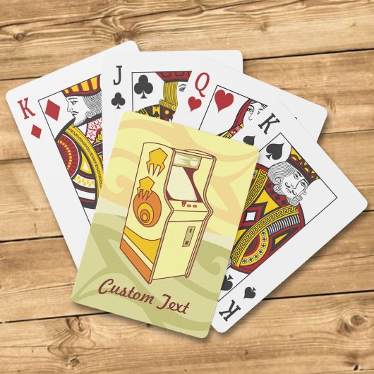 Spielekarten mit großer Arkade Spielkarten