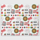 Spielelemente Casino Spiele Geschenkpapier (Flach)