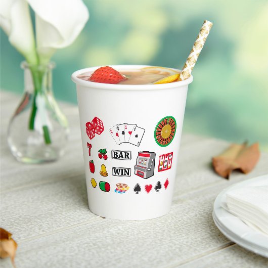 Spielelemente Casino Spiele Pappbecher