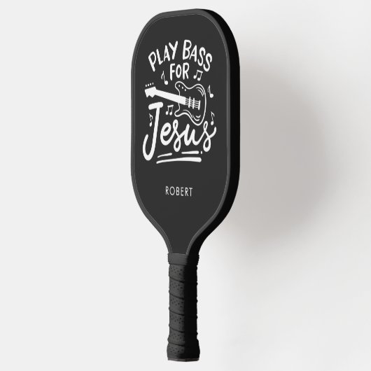 spielen Bass für Jesus Christliche Gitarrist Custo Pickleball Schläger (Links)