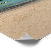 Spielen bei Hanalei Bay Print Poster (Ecke)