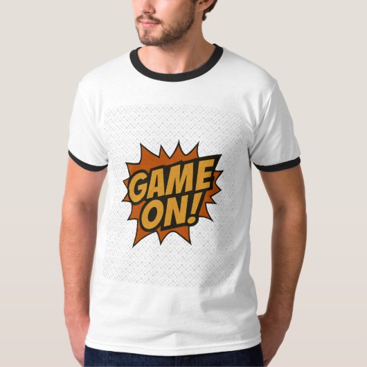 SPIELEN! Comic Burst - Gamer Wall Poster T-Shirt (Vorderseite)