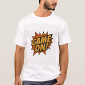SPIELEN! Comic Burst - Gamer Wall Poster T-Shirt (Vorderseite)