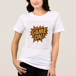 SPIELEN! Comic Burst - Gamer Wall Poster Tri-Blend Shirt