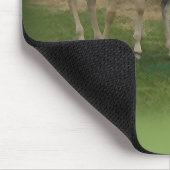 Spielen der Fohlen Crosstitched Mousepad (Ecke)