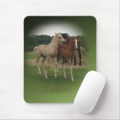 Spielen der Fohlen Crosstitched Mousepad (Mit Mouse)