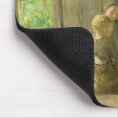 Spielen der Jacke auf der Türstufe Mousepad (Ecke)