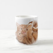 Spielen der Katze Kaffeetasse (Mittel)