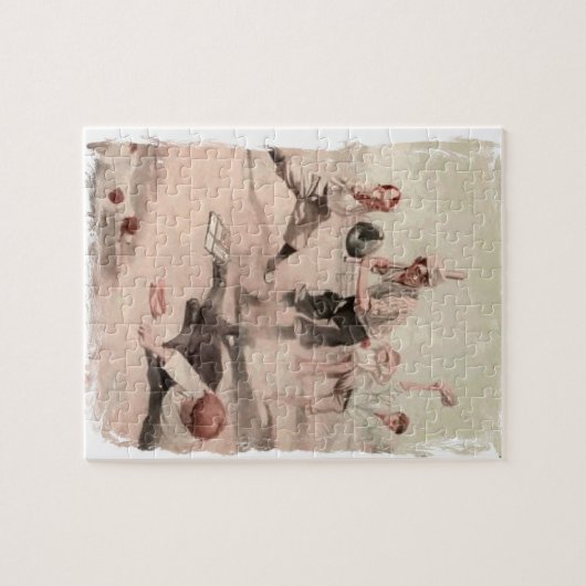 Spielen des Baseballs Puzzle (Horizontal)