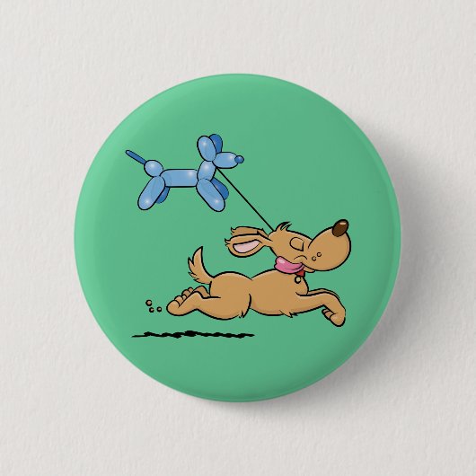 Spielen des Hundes Button (Vorderseite)